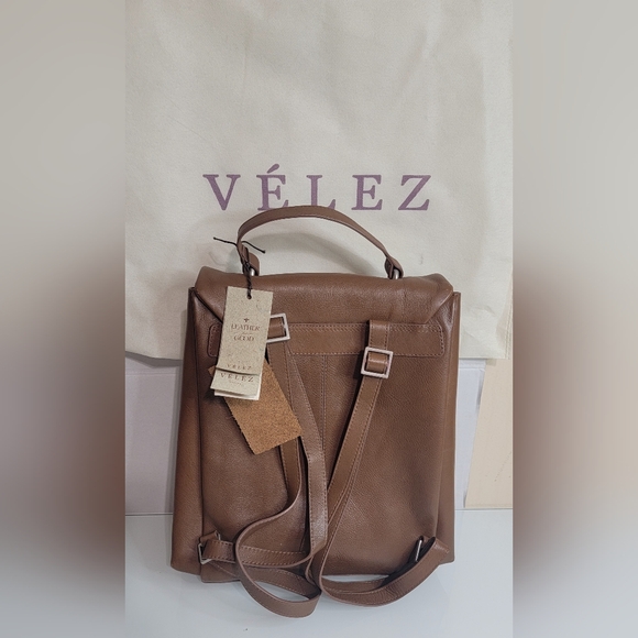 Velez leather backpack main image 9